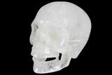 5" Realistic, Polished Quartz Crystal Skull -  - #150849-1